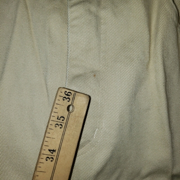 VTG 90s Cream Denim Jeans Sz 14 30x26 High-Rise Tapered Bootcut Mom Hi-Waisted - Picture 3 of 6